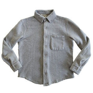 The Black Dog Fleece Jacket Womens XS Gray Midweight Shacket Cozy Outdoor Hiking